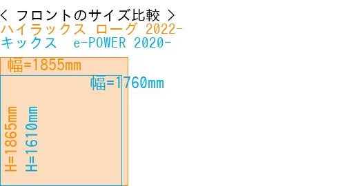 #ハイラックス ローグ 2022- + キックス  e-POWER 2020-